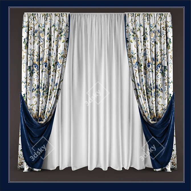 Title: Modern Blinds Collection 3D model image 1
