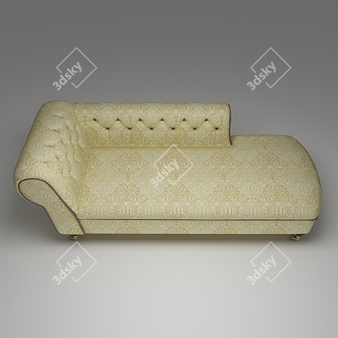 Comfortable Modern Sofa 3D model image 3