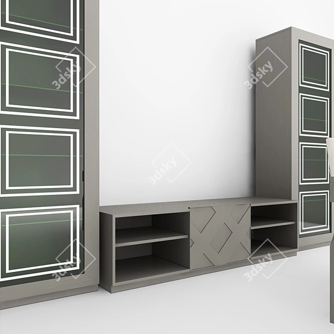 Modular Stilema Kubik Living Room Set 3D model image 2