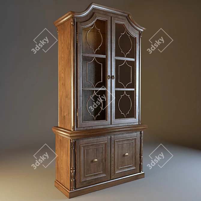 English Style Buffet - 3D Model 3D model image 1