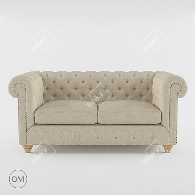 Marko Kraus Chester 2 Seater Sofa 3D model image 2