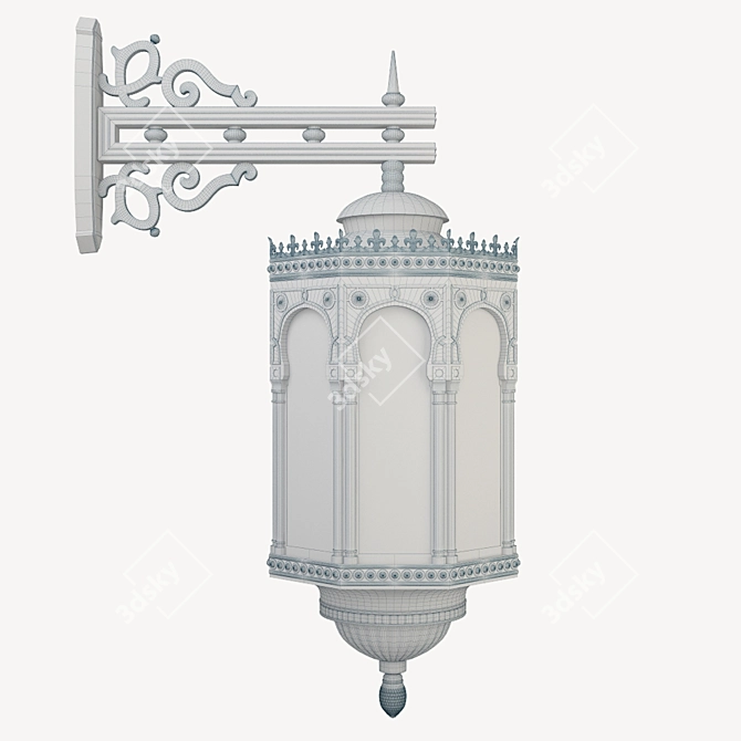 Preciosa Street Lamp - Elegant Outdoor Lighting 3D model image 2