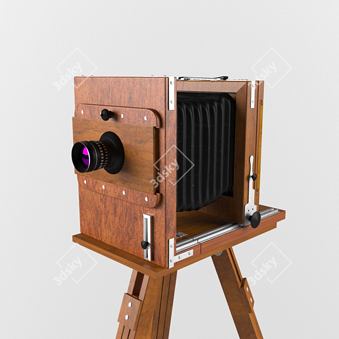 Classic Soviet FC-2 Camera 3D model image 3
