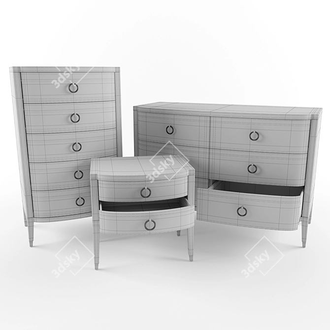 Fratelli Barri Modena Collection Storage Solution 3D model image 3