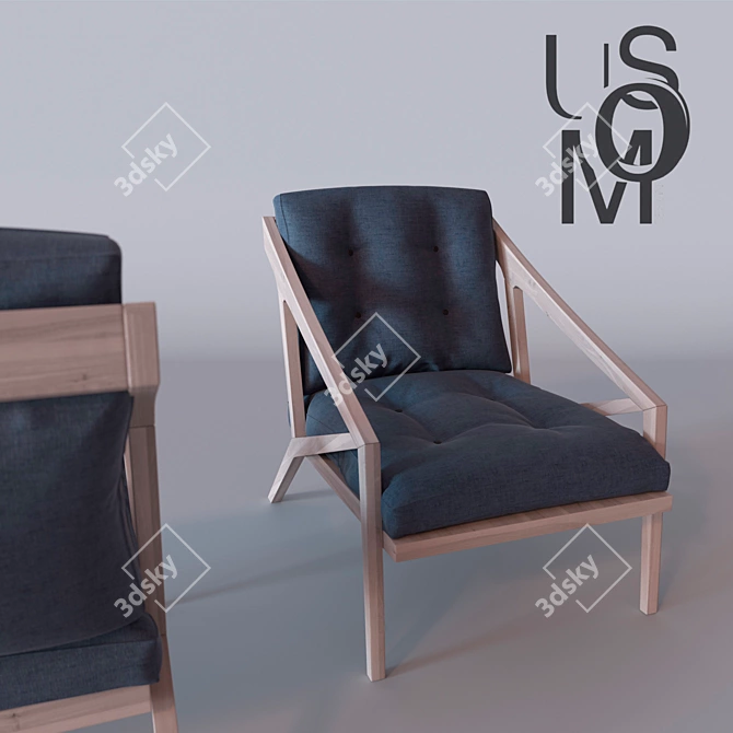 Umos Armchair: High-quality Materials for Corona Renderer v1.1 3D model image 2
