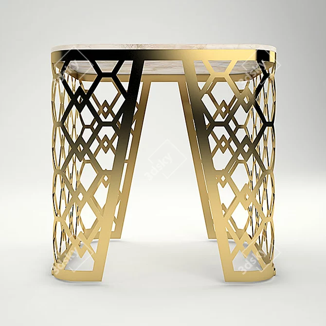 Formenti Vogue: Stylish Side Table 3D model image 3