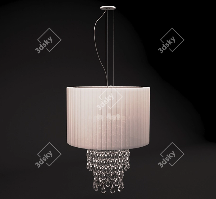 Sleek and Chic: Rondo Lamp 3D model image 1