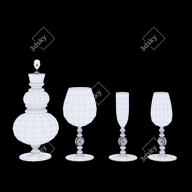 Enchanting Forest Decanter 3D model image 2