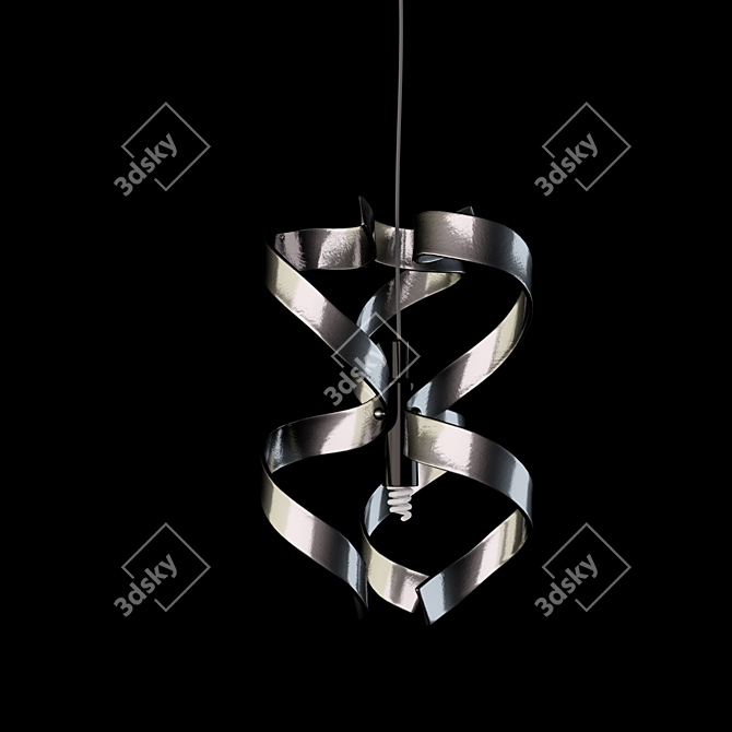 Astro Metal Chandelier 3D model image 1