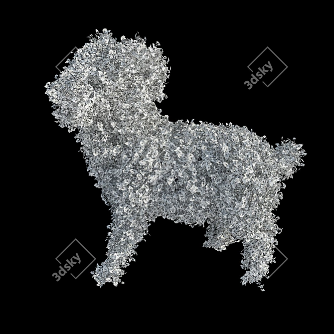 Lamb Topiary - Art of Nature 3D model image 3