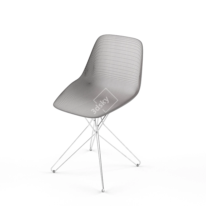 Elegant Harmony Chair by Poliform 3D model image 3