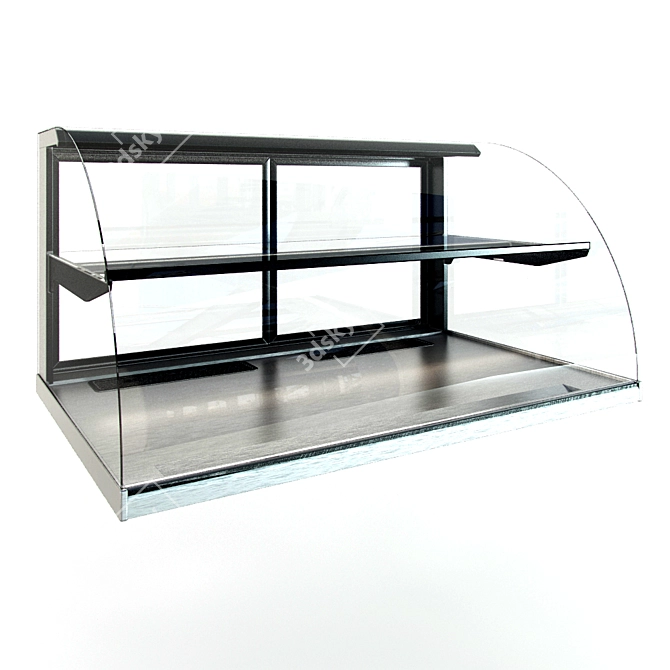 HeatGuard Desktop Display Case 3D model image 3