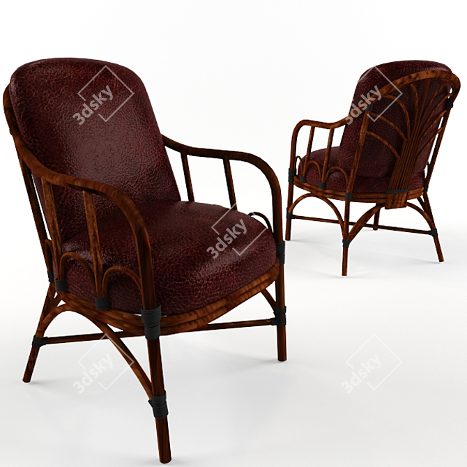 ErgoFlex Lounge Chair 3D model image 1