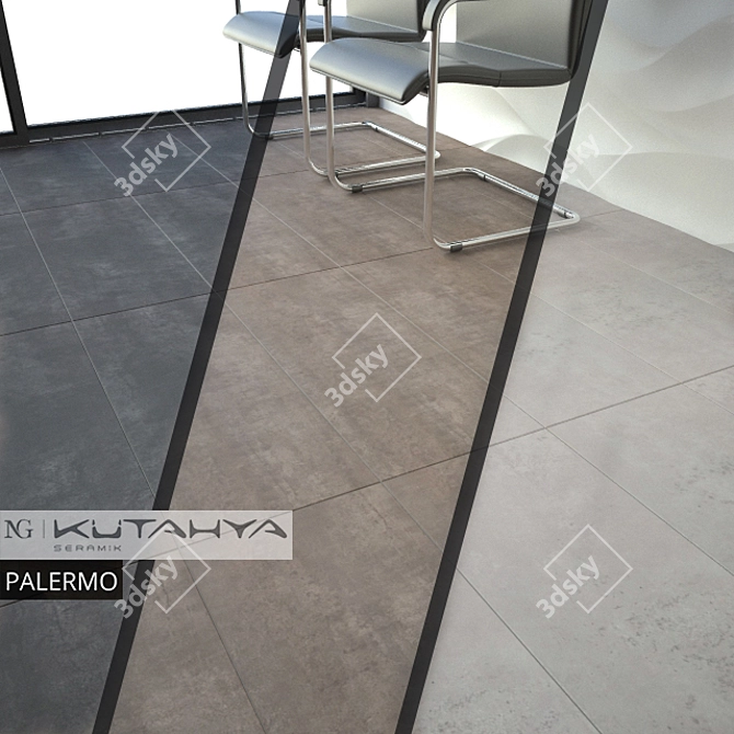 Elegant KUTAHYA SERAMIK PALERMO Tiles 3D model image 1