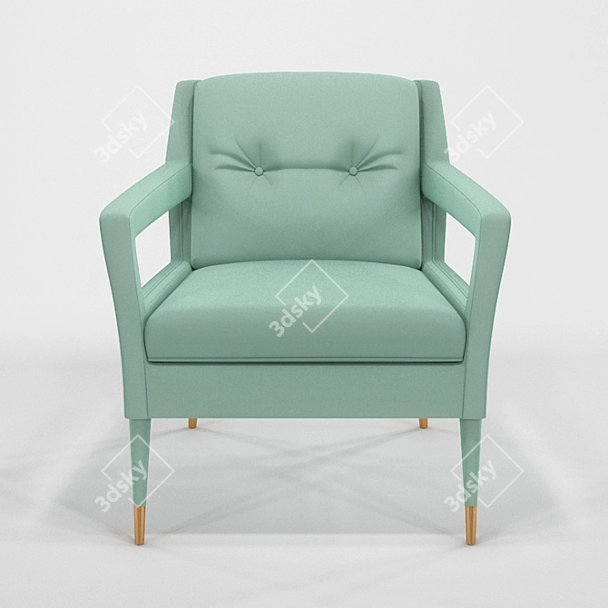 Sleek Low Poly Stack 3D model image 1