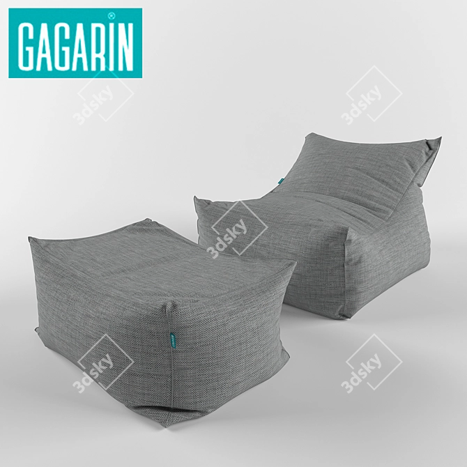 Gagarin Saturn: Comfortable Ukrainian Furniture 3D model image 1