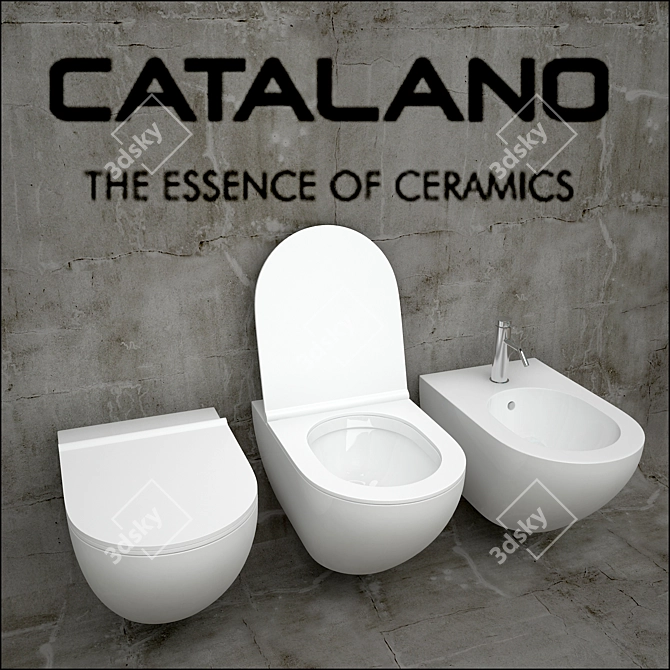 Sfera Collection: Modern and Elegant Sanitaryware 3D model image 1
