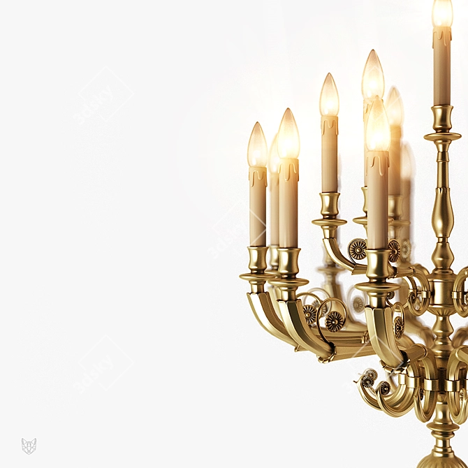 G.Moscatteli Floor Lamp - Sleek and Stylish Lighting 3D model image 2
