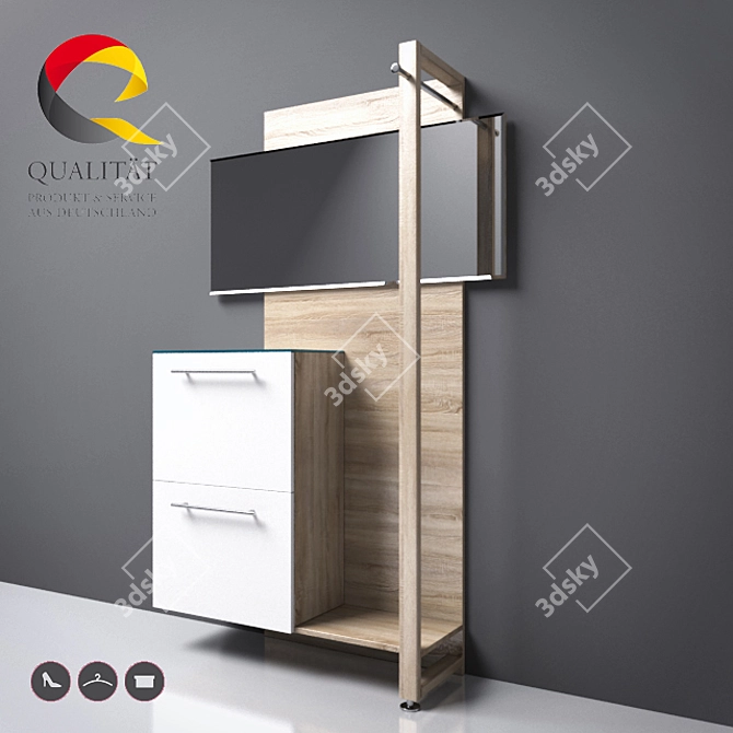 Germania Werk Art-design Bookshelf 3D model image 2