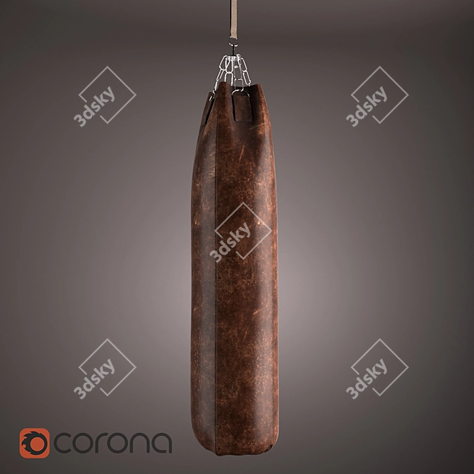 Heavy Duty Punching Bag - 450mm Diameter, 1500mm Height 3D model image 1