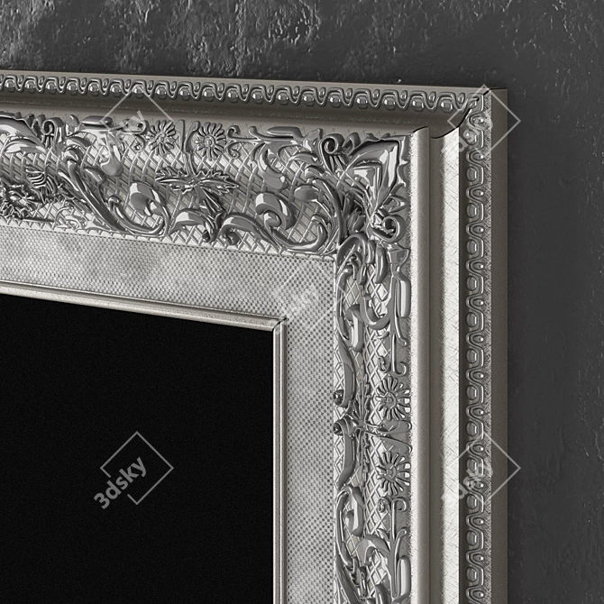 Modern Baguette Mirror: BR 1232-S 3D model image 3