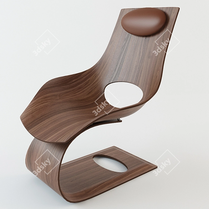 Ando's Dream Chair: Sleek and Modern 3D model image 1