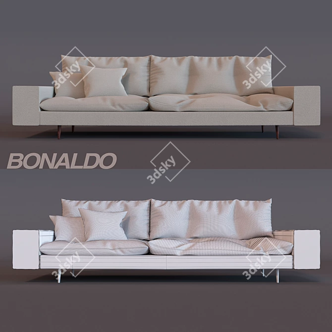 Bonaldo Avarit Sofa: Versatile and Stunning 3D model image 1