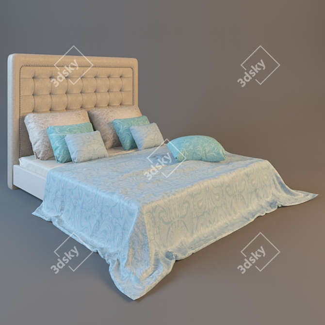 Dreamland Comfort Bed 3D model image 1