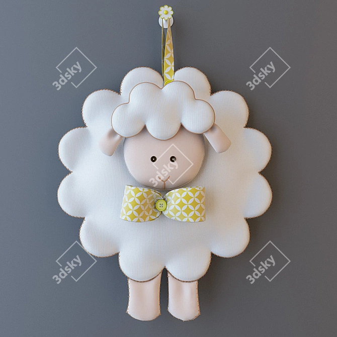 Sheep Wall Decor, 50cm | 35cm 3D model image 1