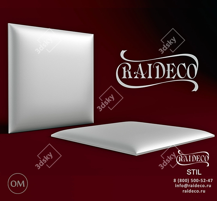 Raideco: Premium Leather and Fabric 3D Panels! Up to 30% Off! 3D model image 1