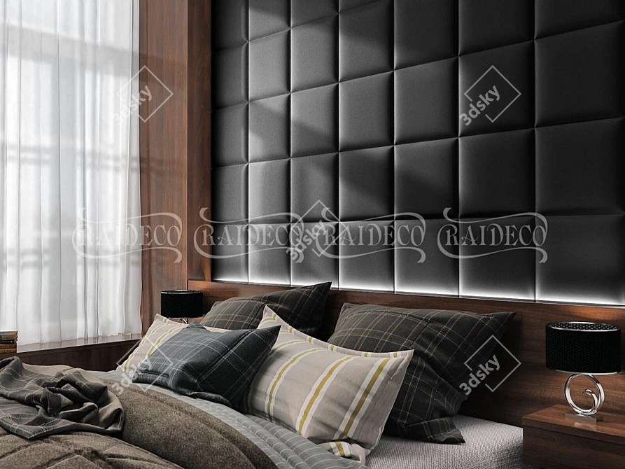 Raideco: Premium Leather and Fabric 3D Panels! Up to 30% Off! 3D model image 2