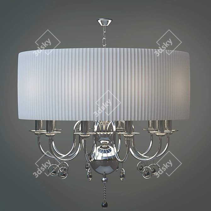 Aiardini GABRIEL - Elegant Crystal Pendant Light 3D model image 1
