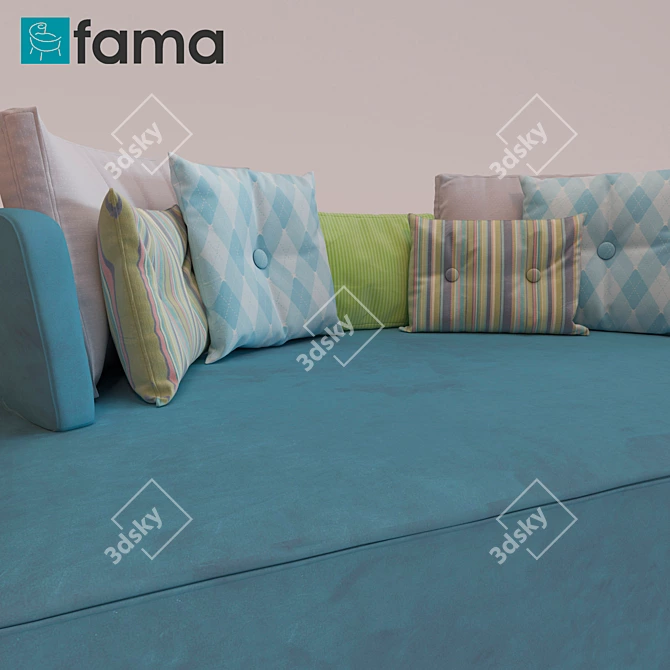 Modern Stylish Sofa: MyCube 3D model image 2