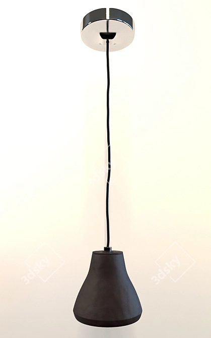 Sleek UVW Unwrapped Lamp 3D model image 2