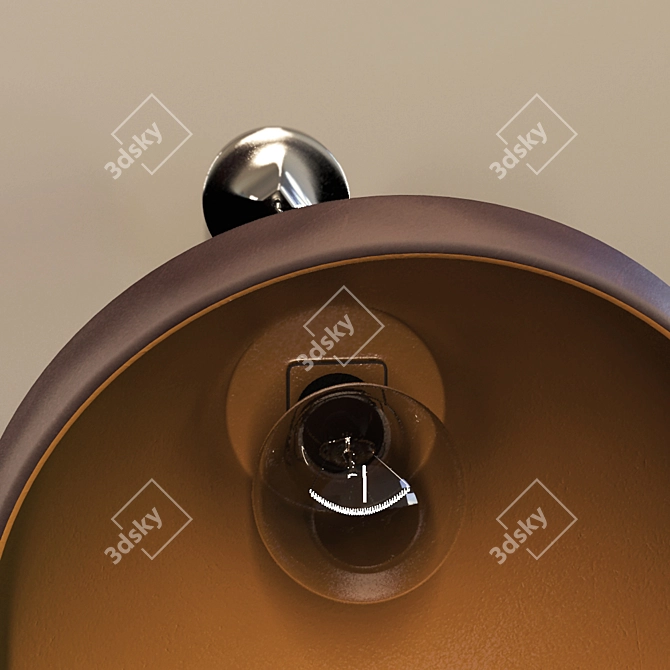 Sleek UVW Unwrapped Lamp 3D model image 3