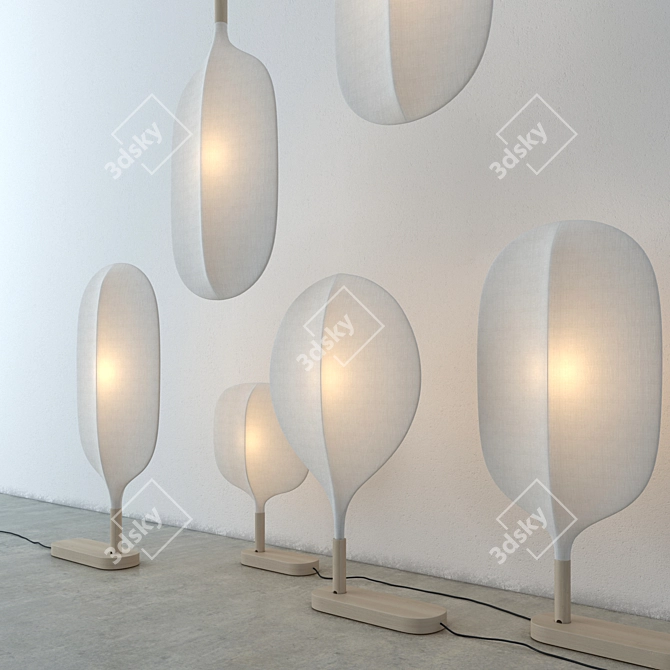 Sleek Chimney Light: Stylish Overhead & Floor Lamps 3D model image 2