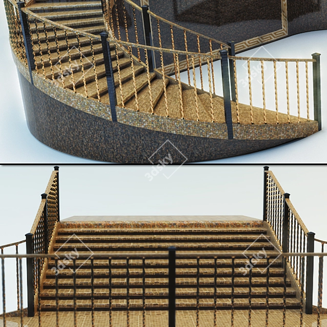 Regal Steps 3D model image 2