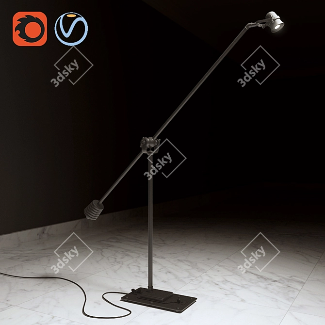 Modern Floor Lamp Robers SL110 3D model image 1