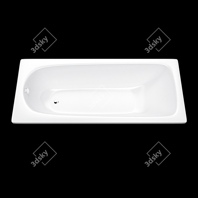 Kaldewei Saniform Plus: Perfect Bath Bliss 3D model image 2