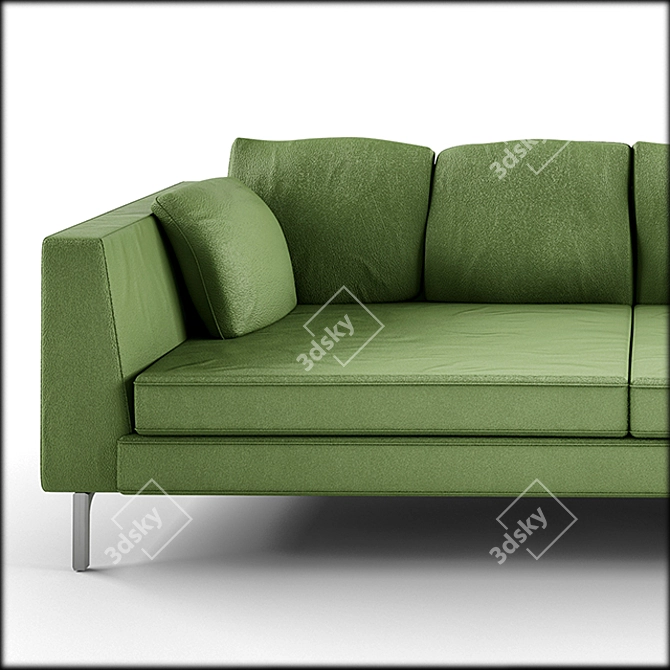 Italian Design: 230x92cm Elegant Table 3D model image 2