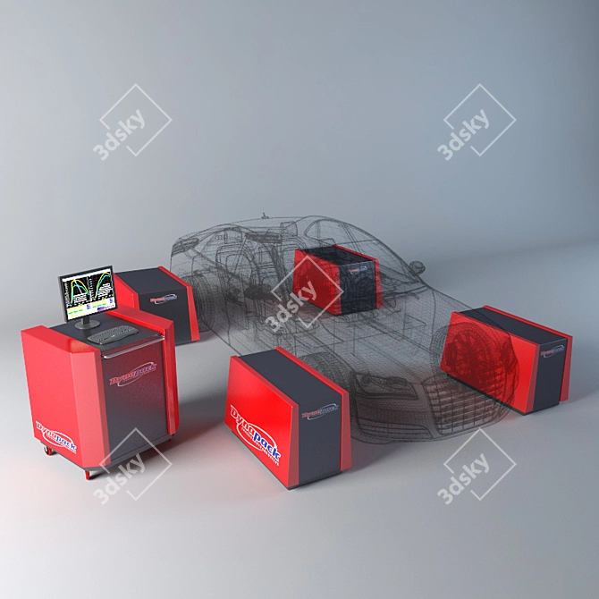 DynaPower Auto Workbench 3D model image 2