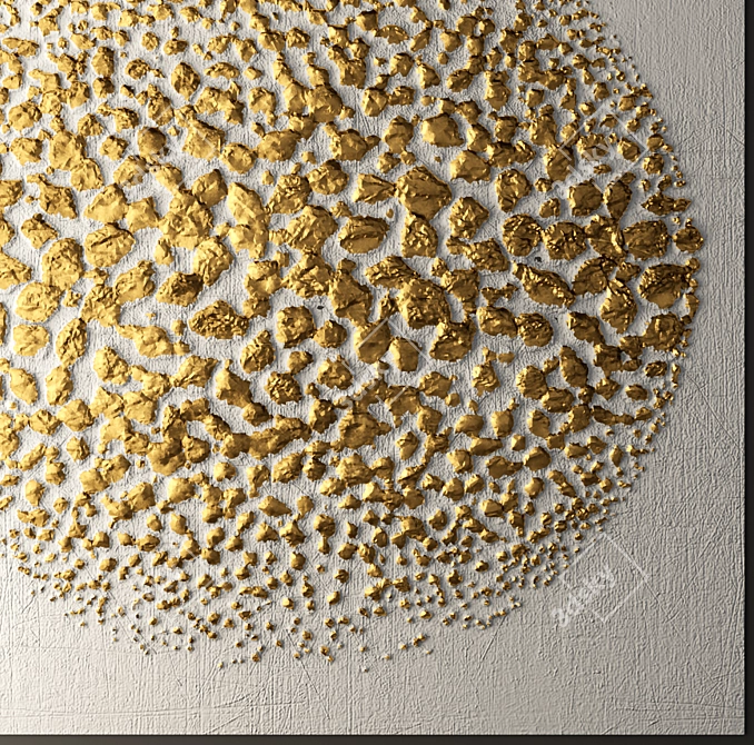 Elevate Your Walls with 3D Panel 3D model image 2