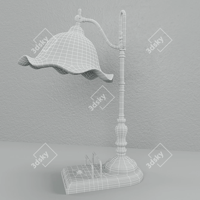 West Milan Table Lamp - Continental Style 3D model image 3