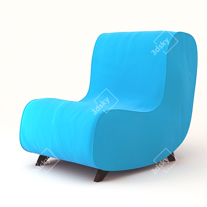 Sleek | Modern Armchair 3D model image 1
