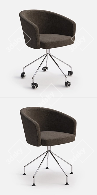 Elegant Kicca Collection: Perfect Hospitality Armchairs 3D model image 2