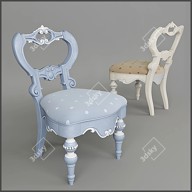 Elegant Savio Firmino Furniture 3D model image 2