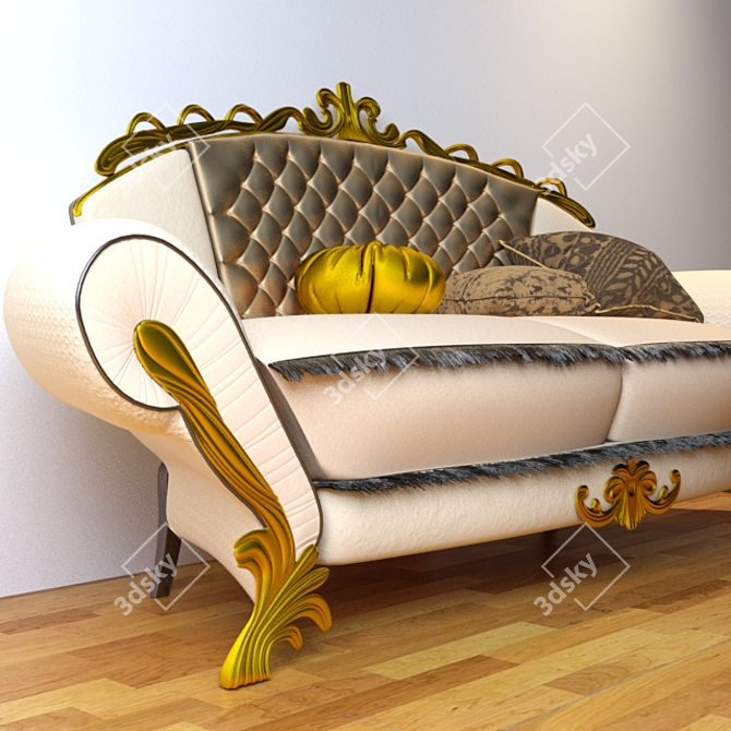 Minimalist Inspired Sofa 3D model image 2