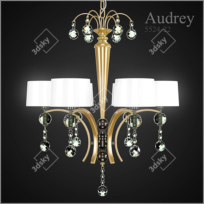 Elegant Audrey Accent Table 3D model image 1