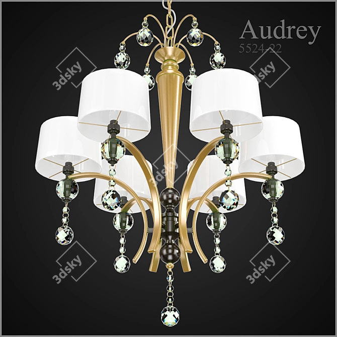 Elegant Audrey Accent Table 3D model image 2