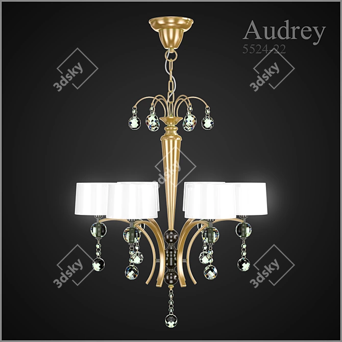 Elegant Audrey Accent Table 3D model image 3